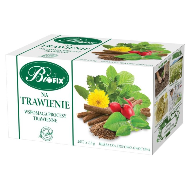 Bifix Na Trawienie Herbatka ziołowo-owocowa ekspresowa Bifix Na Trawienie Herbatka ziołowo-owocowa ekspresowa