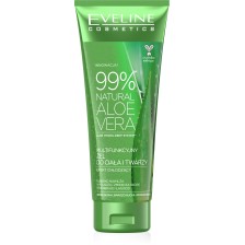 EVELINE NATURAL ALOE VERA MULTIFUNKCYJNY ZEL DO CIALA I TWARZY Z 99% NATURALNYM EKSTRAKTEM Z ALOESU  250ml EVELINE NATURAL ALOE VERA MULTIFUNKCYJNY ZEL DO CIALA I TWARZY Z 99% NATURALNYM EKSTRAKTEM Z ALOESU  250ml