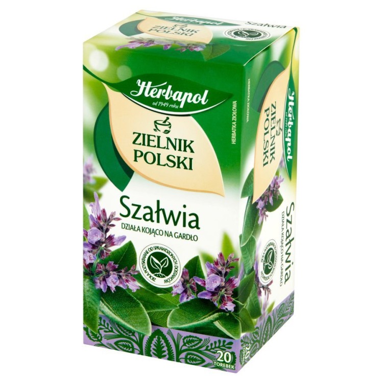 HERBAPOL ZIELNIK POLSKI HERBATA ZIOLOWA SZALWIA 24G
