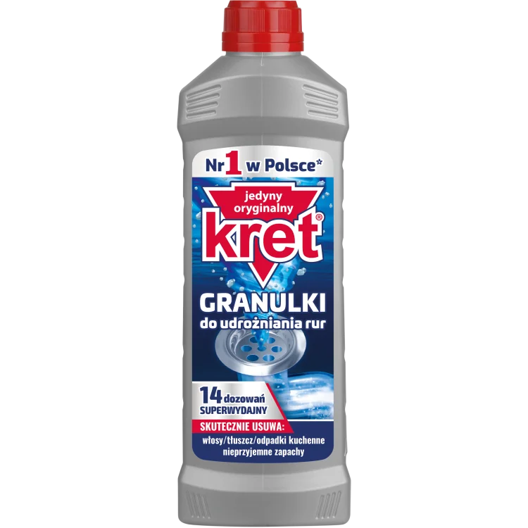 Global Kret granulki do udrażnianie rur 560g Global Kret granulki do udrażnianie rur 560g