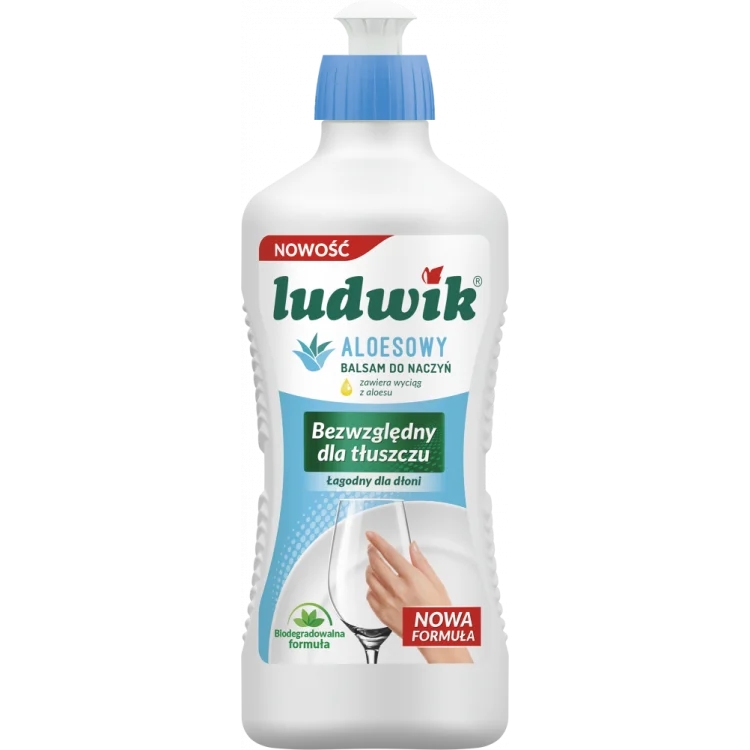 Ludwik Miętowy płyn do mycia naczyń 900G Ludwik Miętowy płyn do mycia naczyń 900G