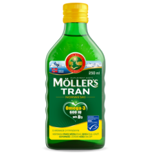 MOLLERS TRAN NORWESKI AROMAT CYTRYNOWY 250ML MOLLERS TRAN NORWESKI AROMAT CYTRYNOWY 250ML