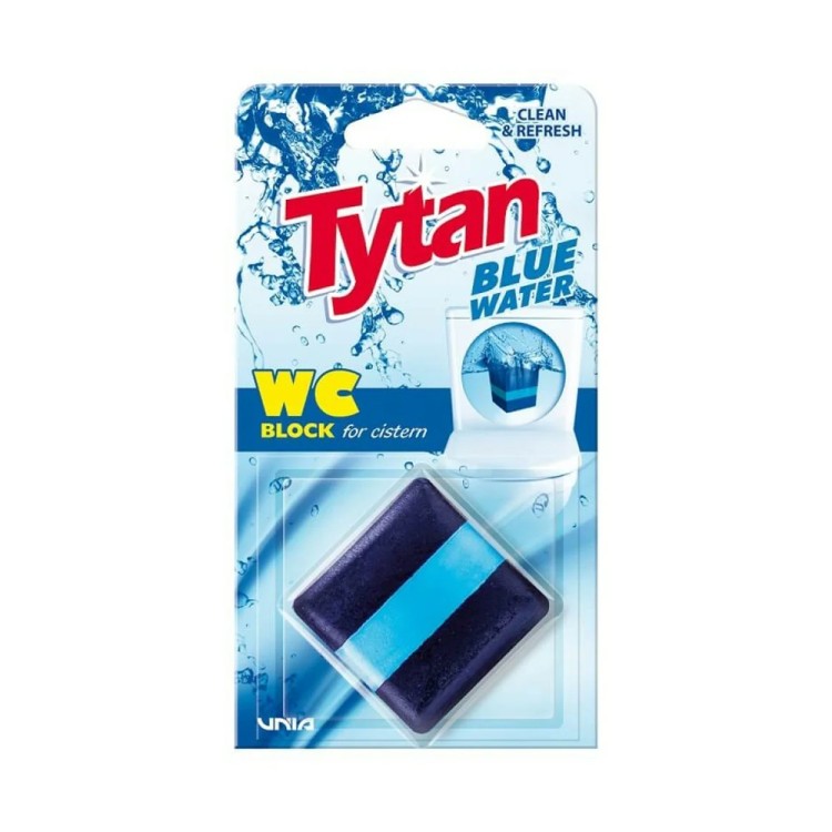 TYTAN BLUE WATER KOSTKA  DO SPŁUCZKI BARWIĄCA WODĘ 50g