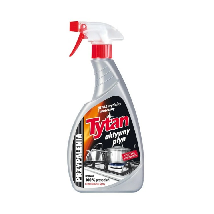 TYTAN Płyn do usuwania przypaleń W sprayu 500g TYTAN Płyn do usuwania przypaleń W sprayu 500g