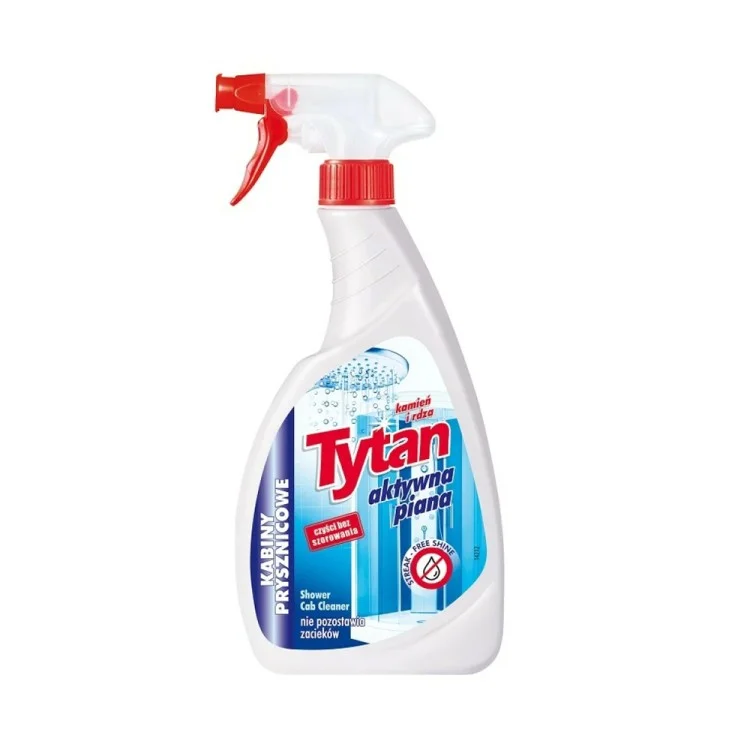 TYTAN PŁYN DO MYCIA KABIN PRYSZNICOWYCH W SPRAYU 500ML TYTAN PŁYN DO MYCIA KABIN PRYSZNICOWYCH W SPRAYU 500ML