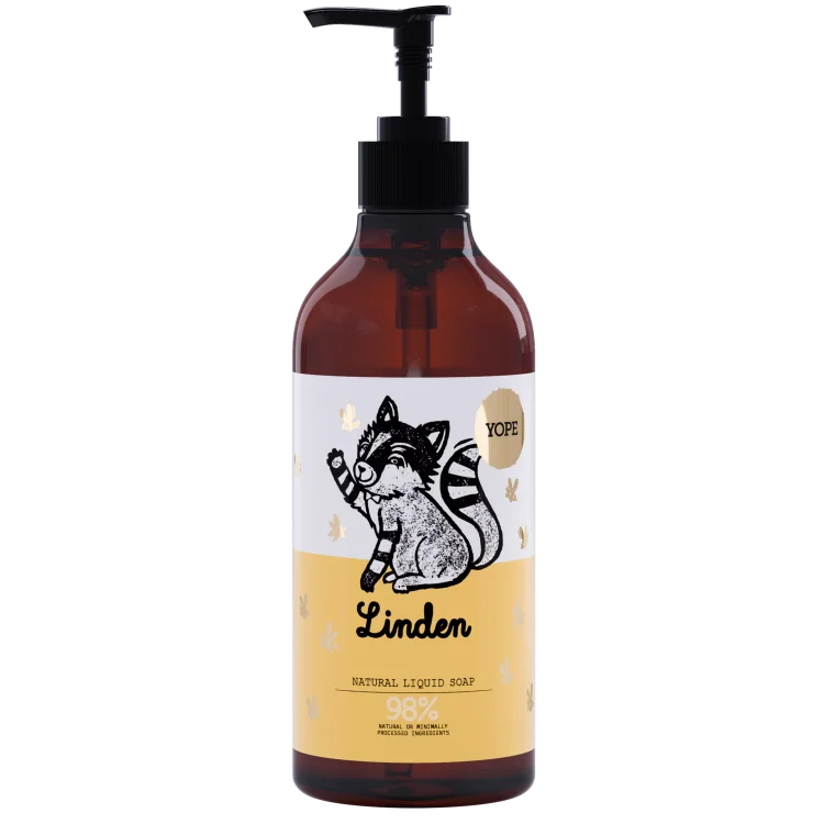 YOPE Naturalne mydło do rąk z kwiatem lipy 500ml YOPE Naturalne mydło do rąk z kwiatem lipy 500ml