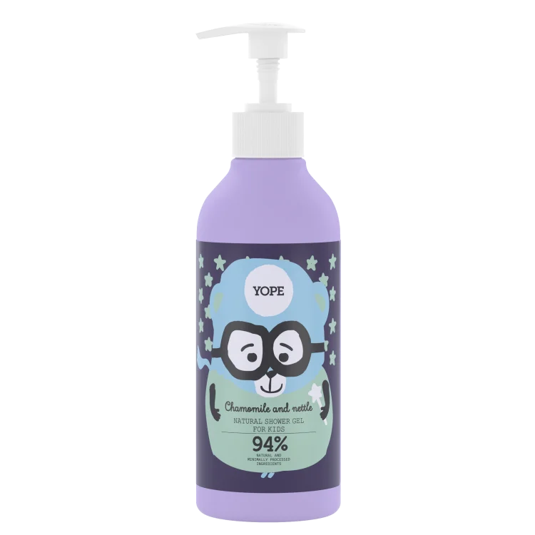 YOPE Żel pod prysznic dla dzieci z rumiankiem i pokrzywą 400ml YOPE Żel pod prysznic dla dzieci z rumiankiem i pokrzywą 400ml